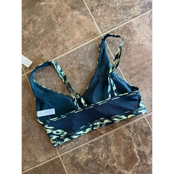 Offline By Aerie Goals Plunge Sports Bra Green Size Medium - Picture 6 of 9